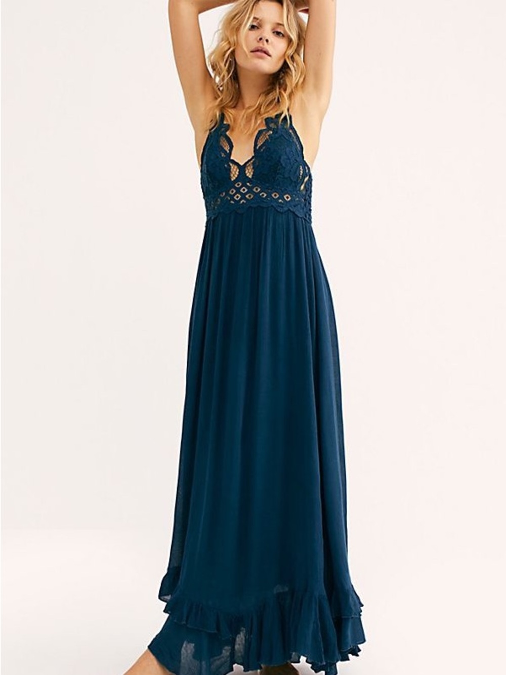 Free People Adella Slip Maxi Dress NWOT